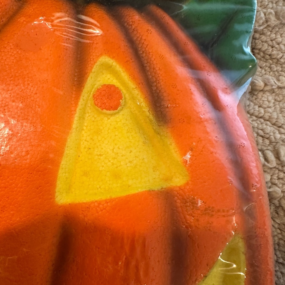 Vintage Halloween Pumpkin Boo Sign for yard - Picture 4 of 5